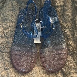 Old Navy Glittery Blue Sandals